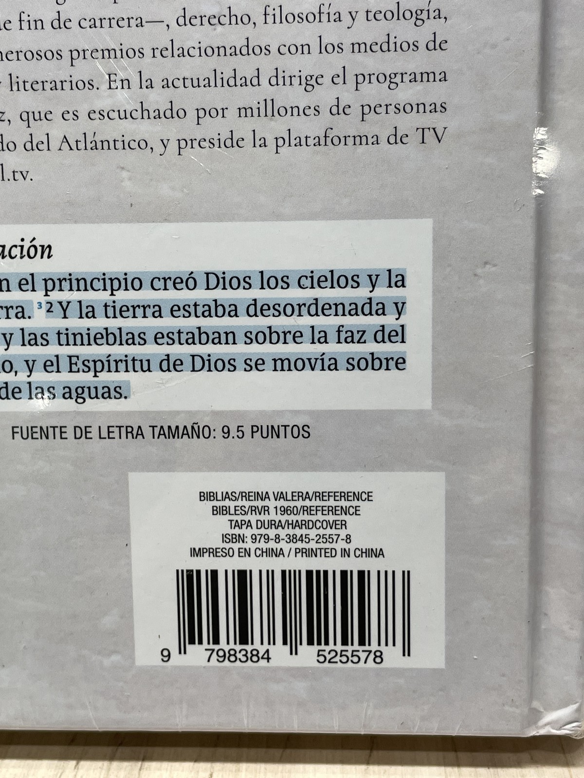 RVR 1960 Biblia de estudio de Cesar Vidal tapa dura Spanish Version 2025 HC