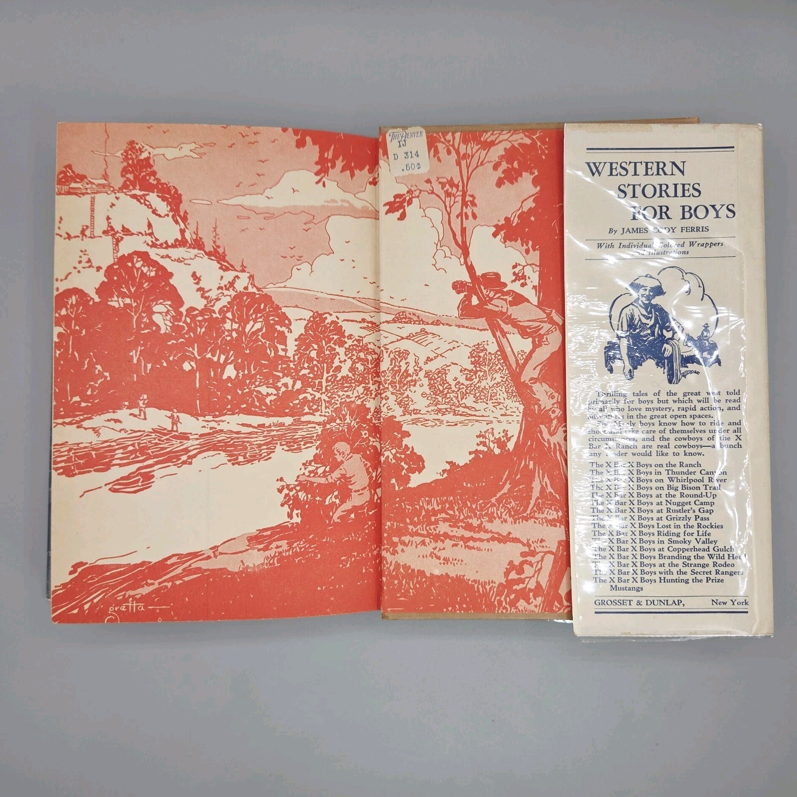Hunting for Hidden Gold 1928 HCDJ Tan Cloth Early Cave‑Art Jacket Variant
