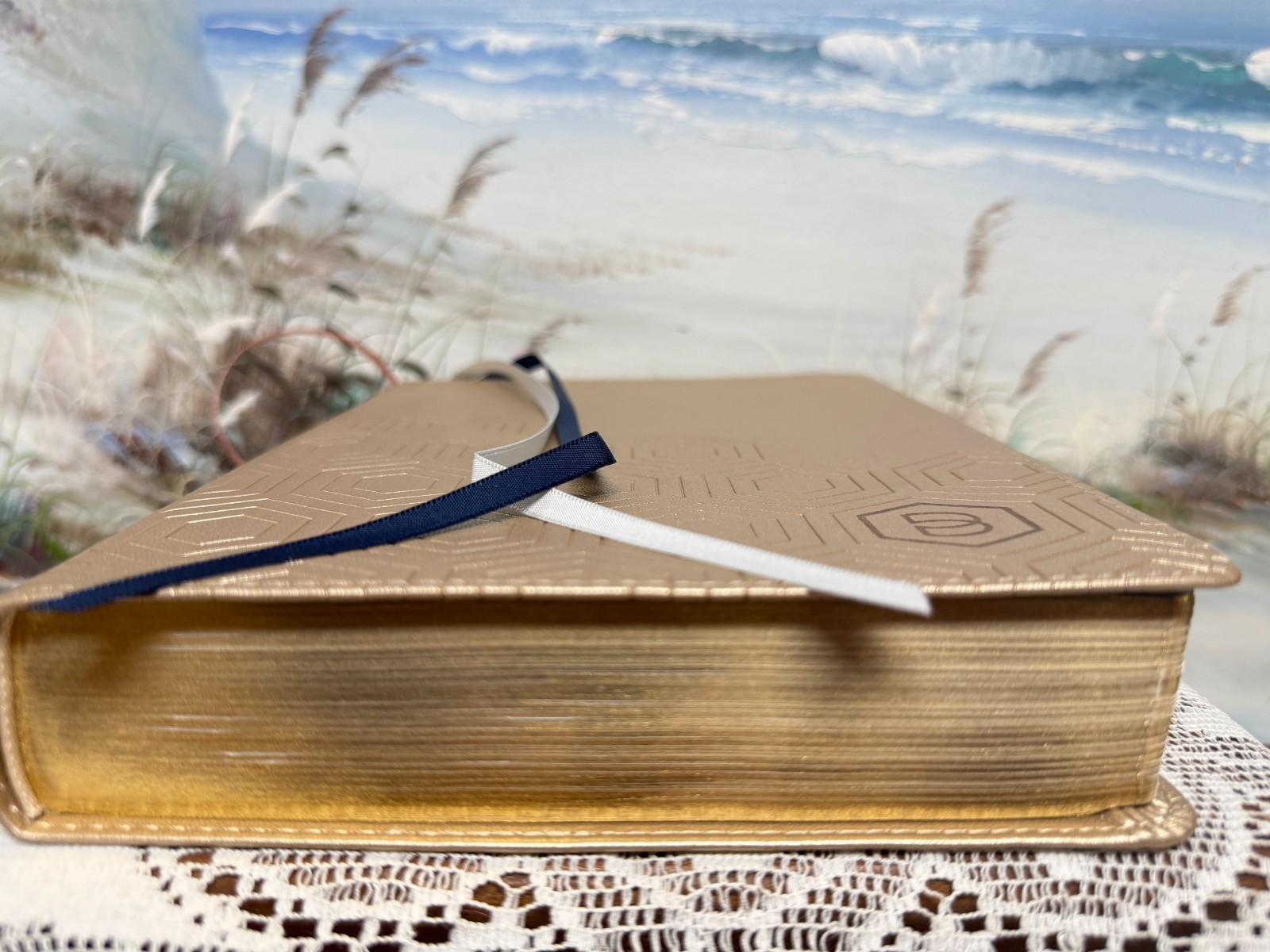 One Step Closer Bible ~ By Cameron Bure ~ Leather-Like Cover ~ Gold ~ New w/Box