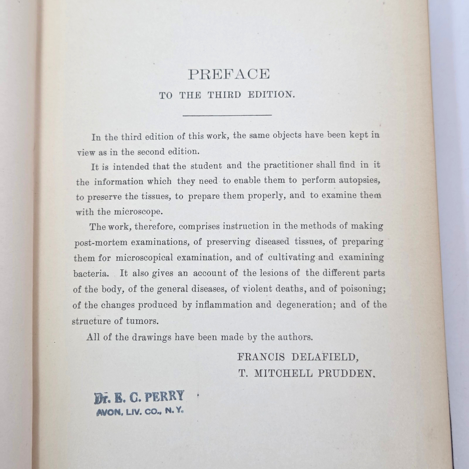 Handbook Pathological Anatomy Histology Delafield Prudden 1889 HC Wood Engraving
