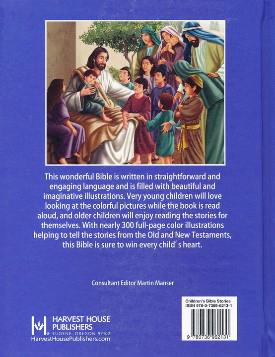 SALE! Complete Illustrated Children’s Bible, Hardback, Full Color, 400+ Pages