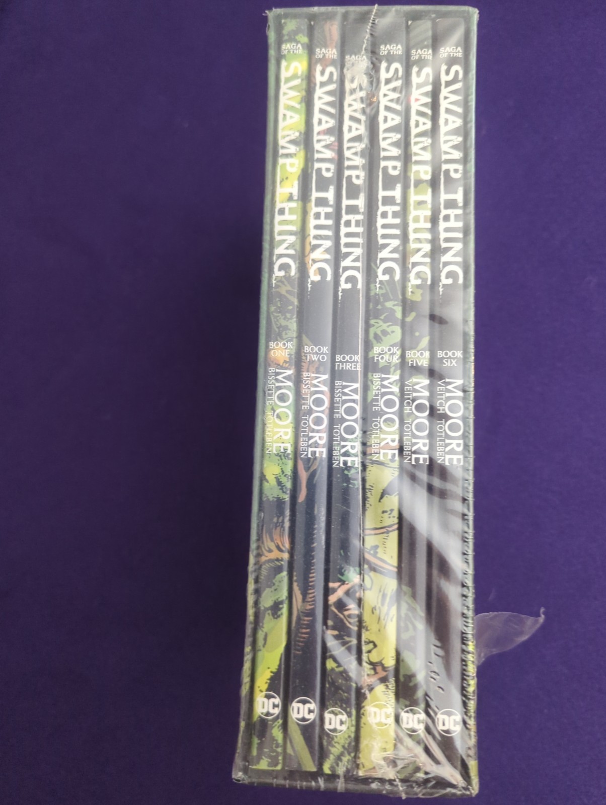 Saga of the Swamp Thing : Box Set, 6 Books : Alan Moore : SEALED