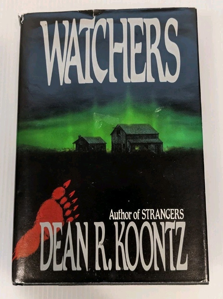 Watchers by Dean Koontz: 1987 1st Book Club Edition HC w/Dust Jacket