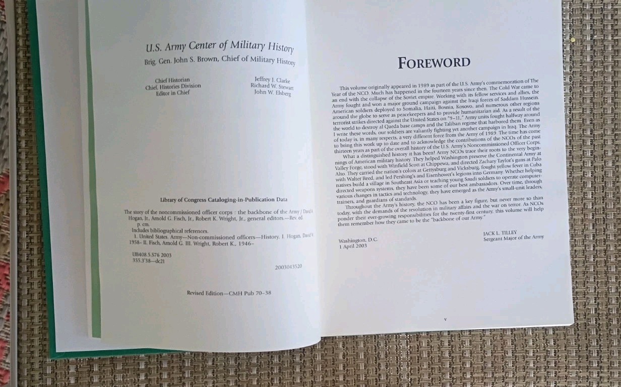 The Story of the Noncommissioned Officer Corps – The Backbone of the Army (HC)