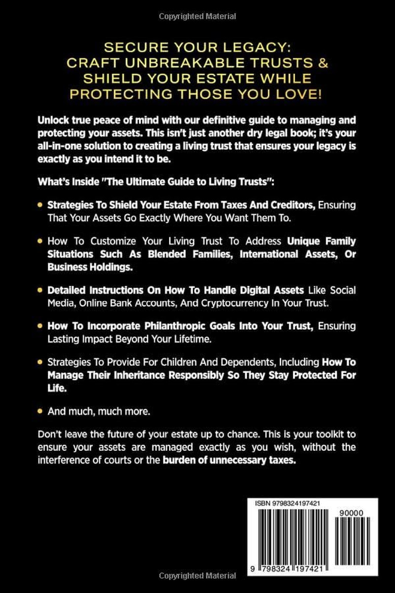 The Only Living Trusts Book You’Ll Ever Need Paperback Fast Shipping..