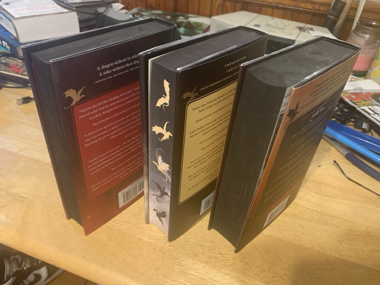 Rebecca Yarros THE EMPYREAN Complete Series Set 1-3 Lot of 3 ALL Hardcover Books