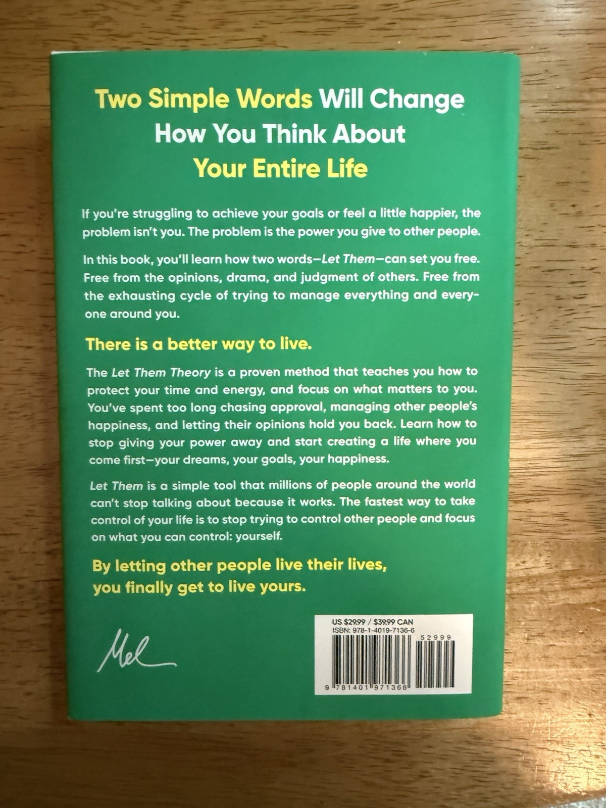 The Let Them Theory – A Life-Changing Tool By Mel Robbins( 1st Edition, 2024)