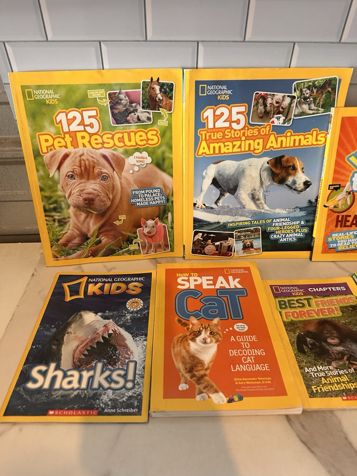 National Geographic Kids Mixed Lot Of 7 Books (411)