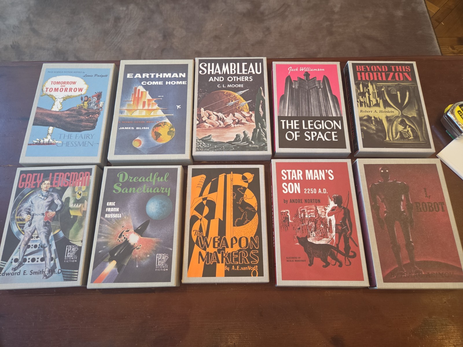 The First Edition Library – Science Fiction Fasimile Books Lot of 10