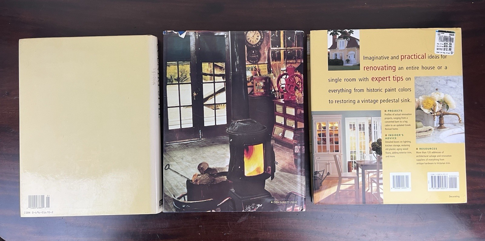 3 VTG 90’s 2000’s Country Style Interior Decorating Books HC Farmhouse 10.75″
