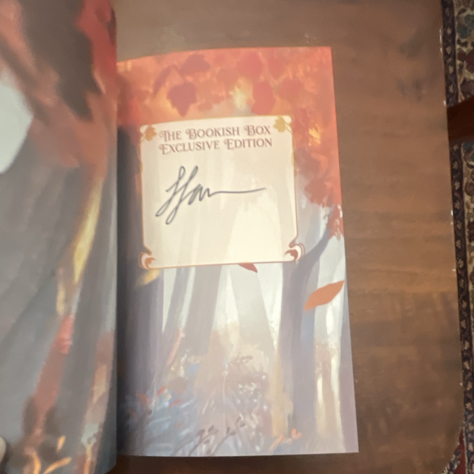 Autumn’s Tithe by Hannah Parker Signed Exclusive Special Edition Hardcover