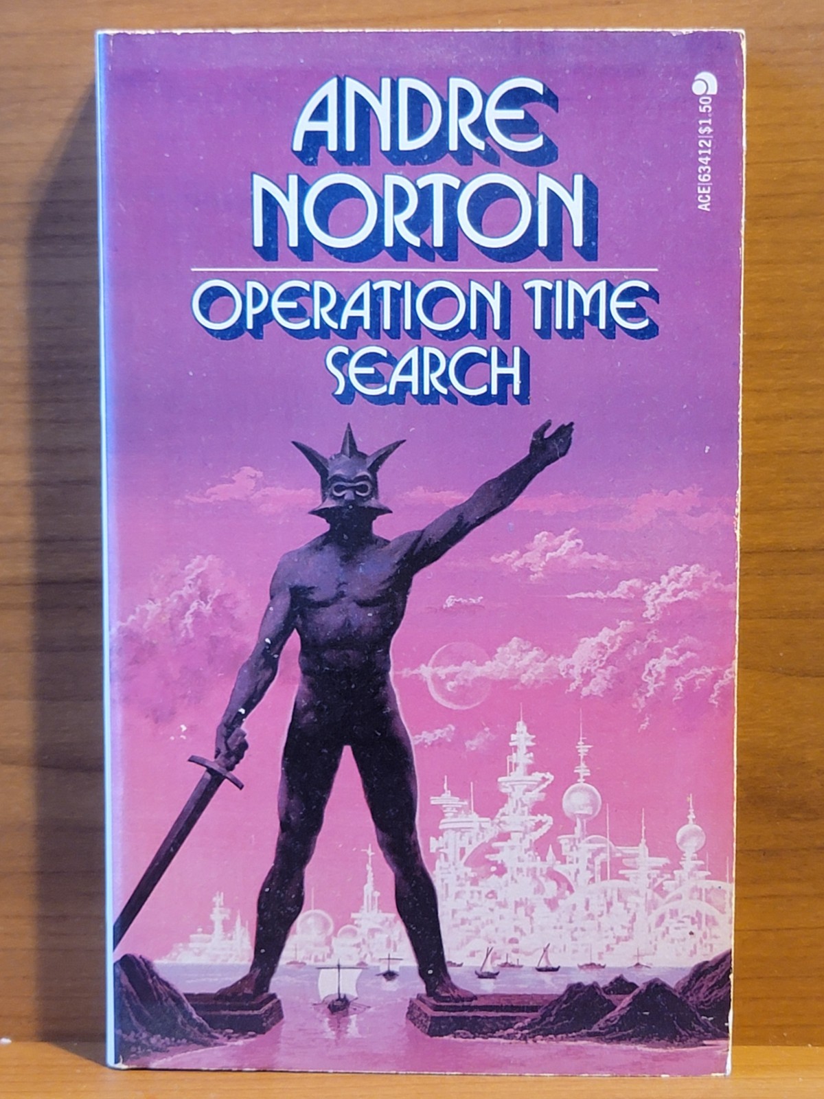 Operation Time Search by Andre Norton Ace Books 1973 Unread Copy Like New