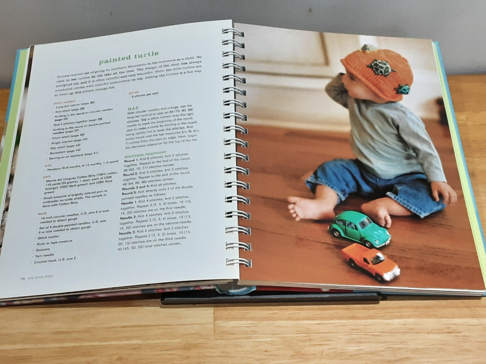 ITTY Bitty Hats Susan B Anderson Cute & Cuddly Caps to Knit 176 pages spiral