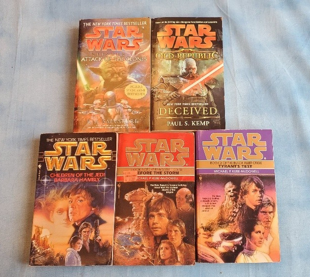 Star Wars 20 Book Lot MMPB Mixed X-wing Crisis Others VG LN
