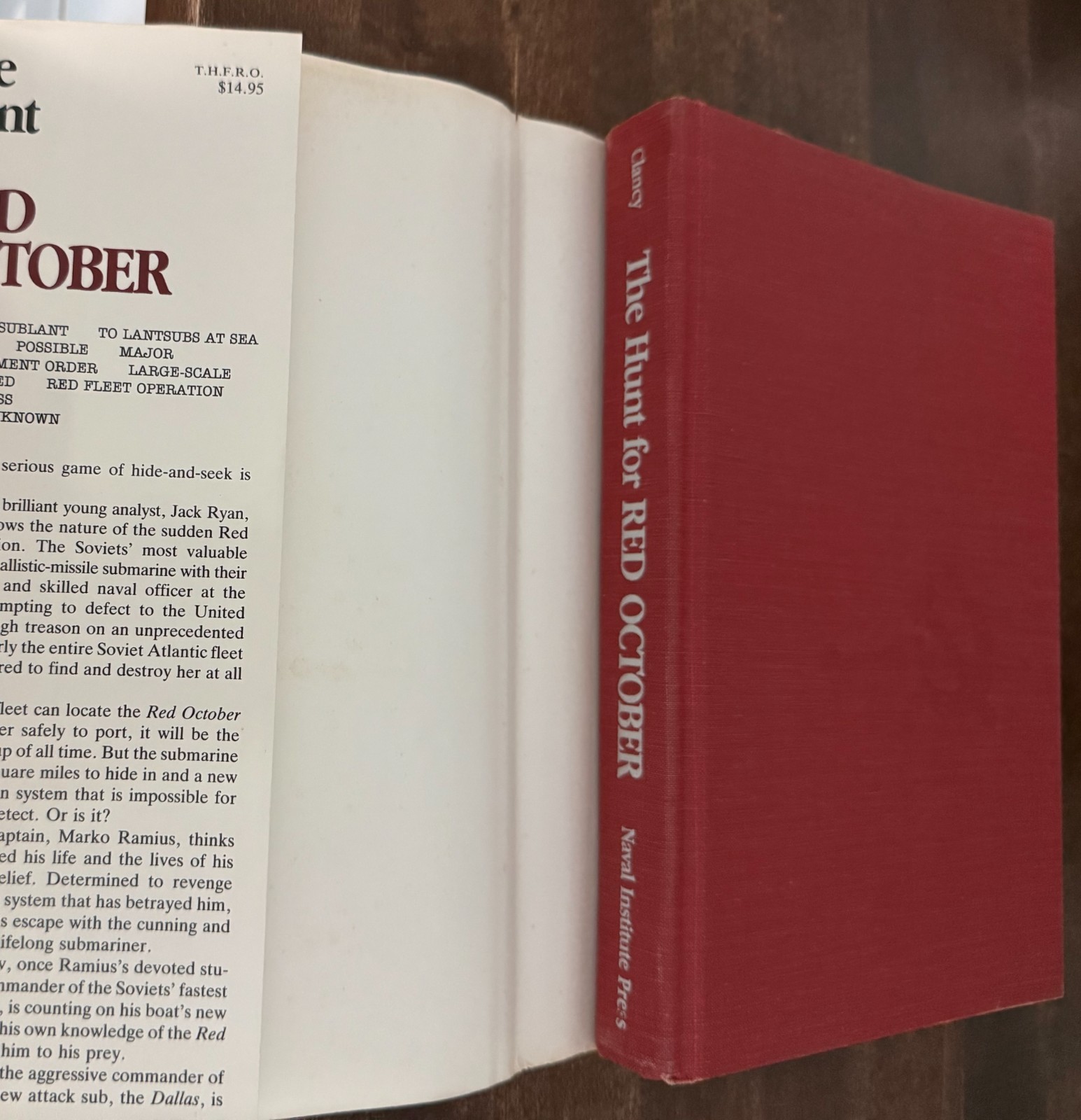 The Hunt for Red October Hardcover by Tom Clancy First Edition 7th printing 1984