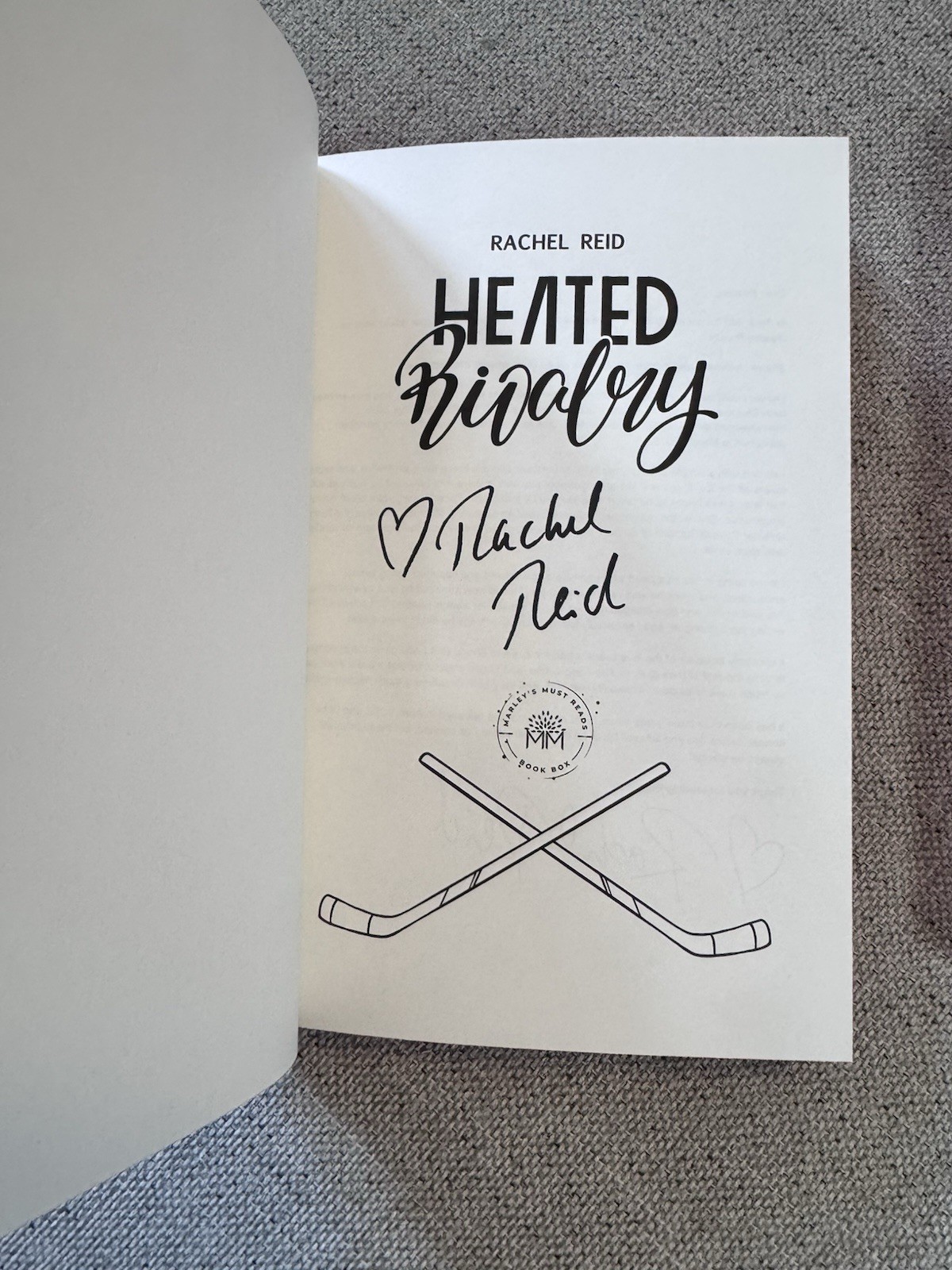 Heated Rivalry The Long Game Rachel Reid MMR Special Edition Marley’s Must Reads