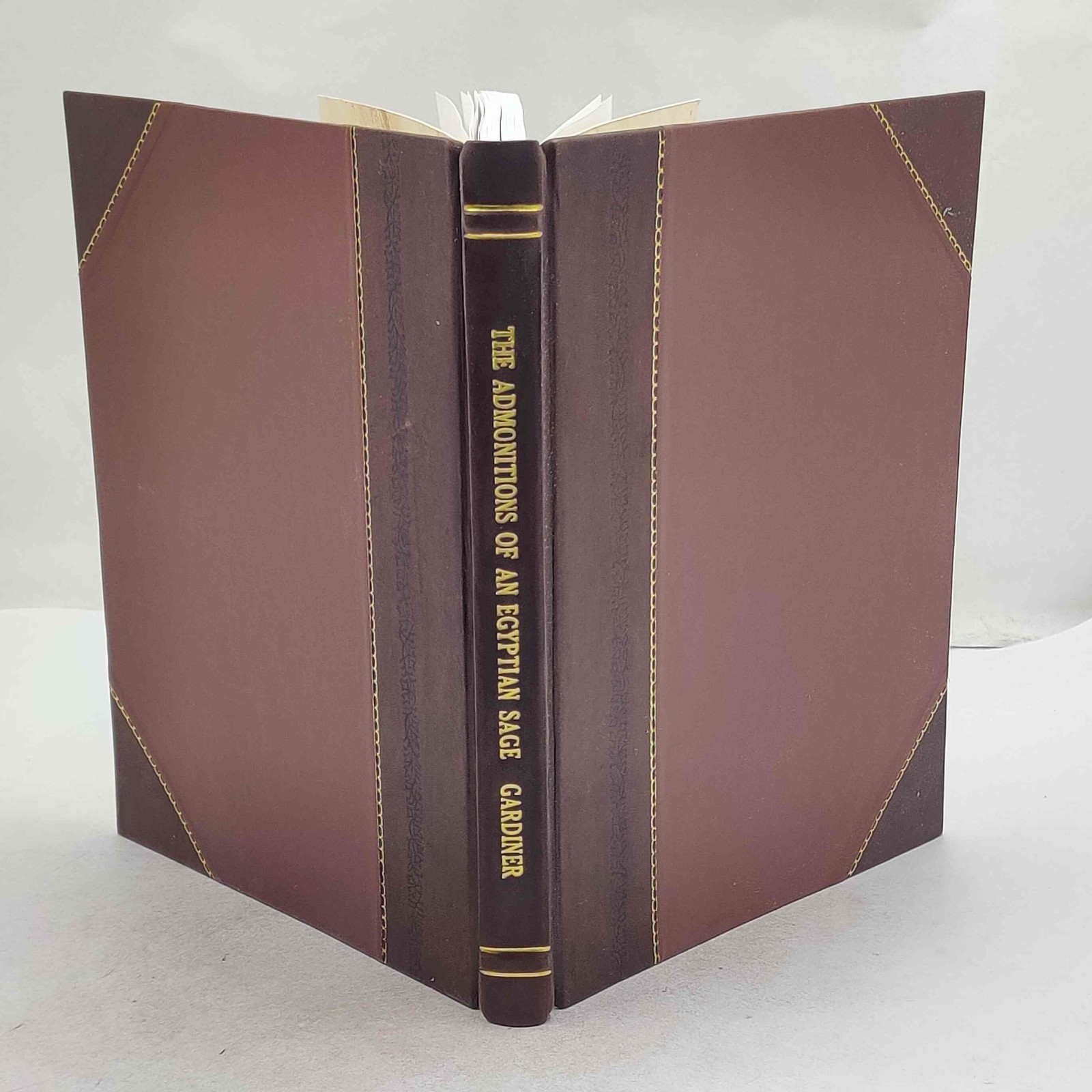 The admonitions of an Egyptian sage From a hieratic papyrus in [Leather Crafted]