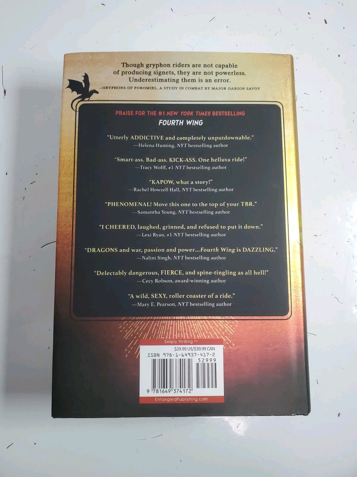 Iron Flame by Rebecca Yarros (2023, Hardcover) – Standard Edition- NEW