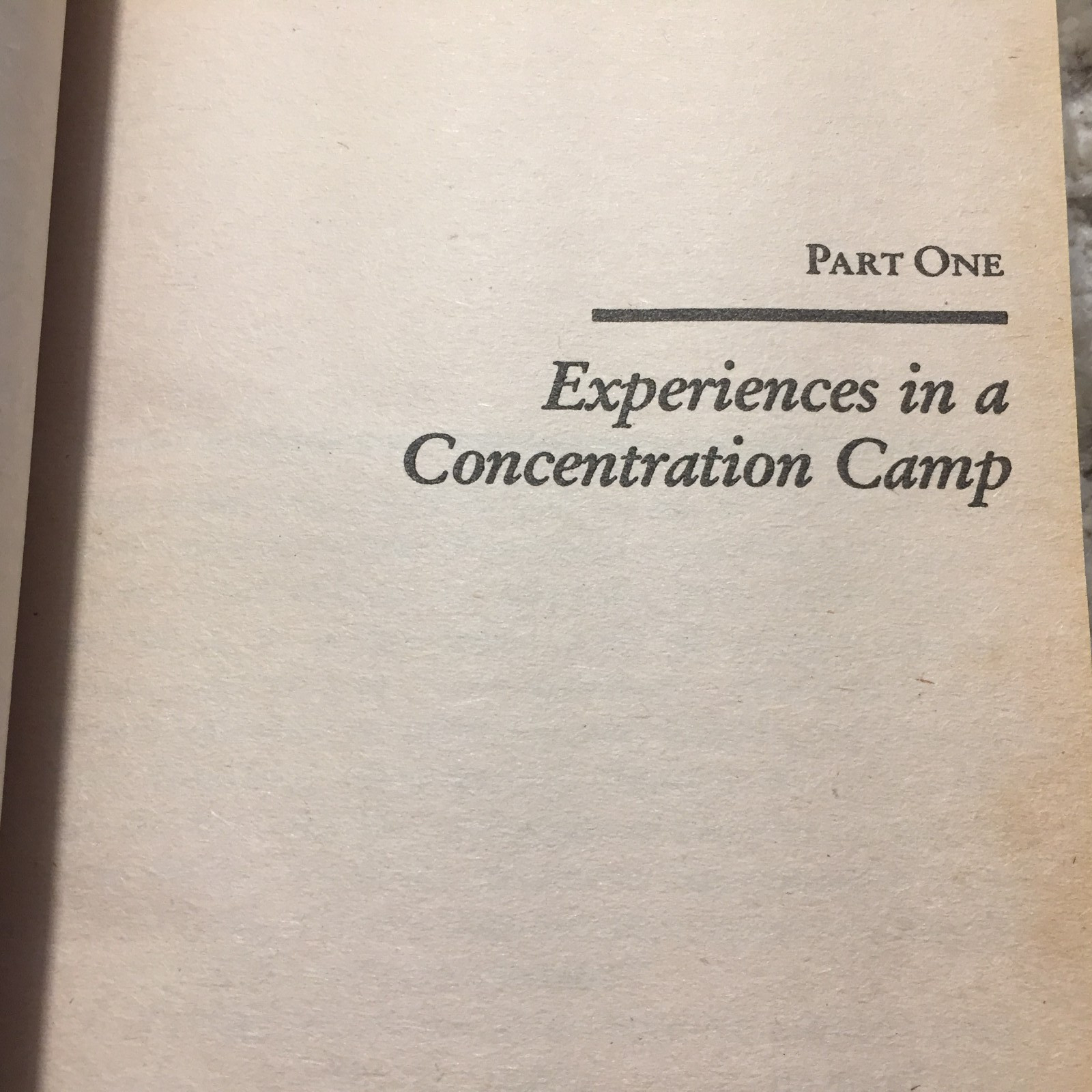 Man’s Search For Meaning Viktor E. Frankl 1985 Washington Square Press Jewish