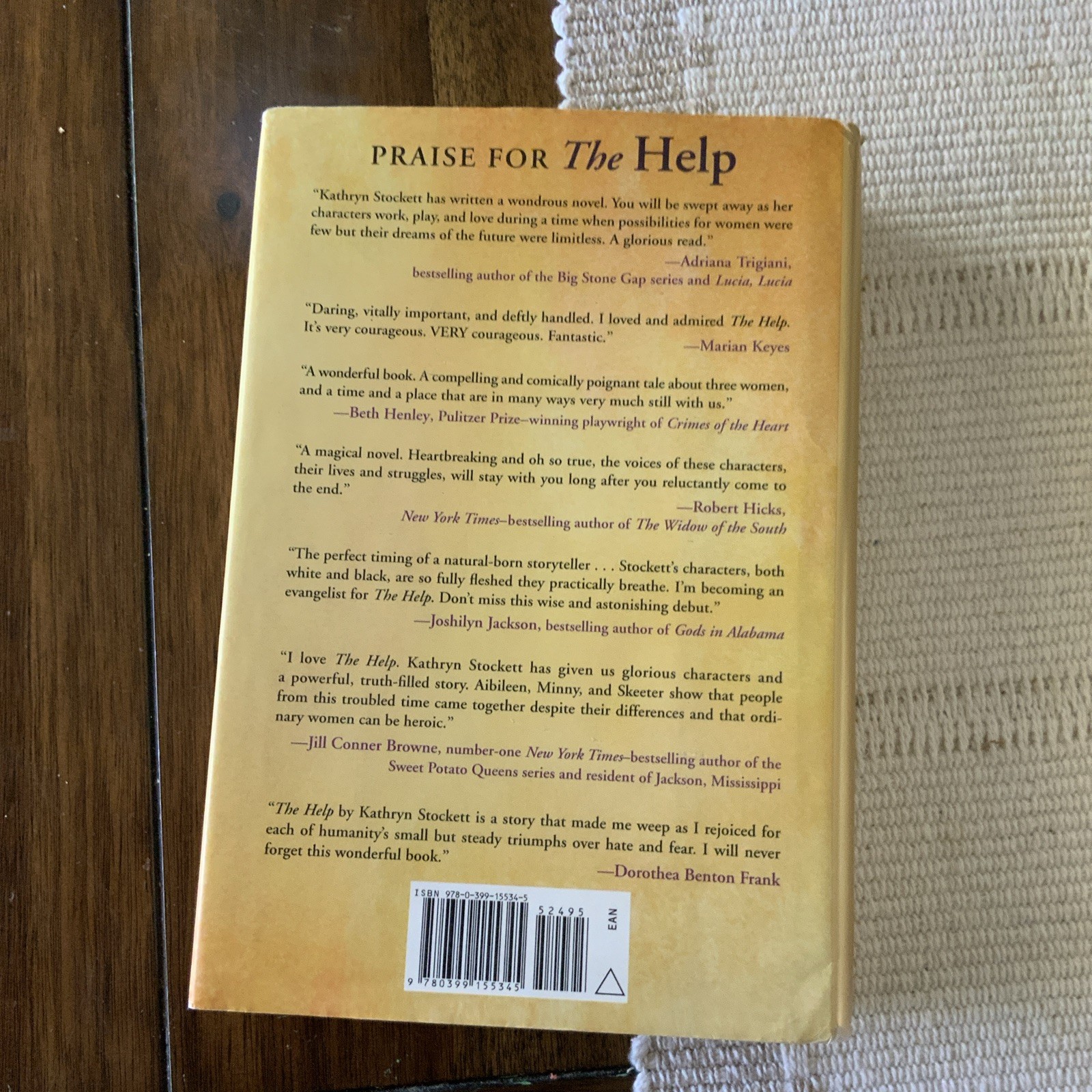 The Help Kathryn Stockett Hardcover 2009 Penguin Fiction Novel 464 Pages