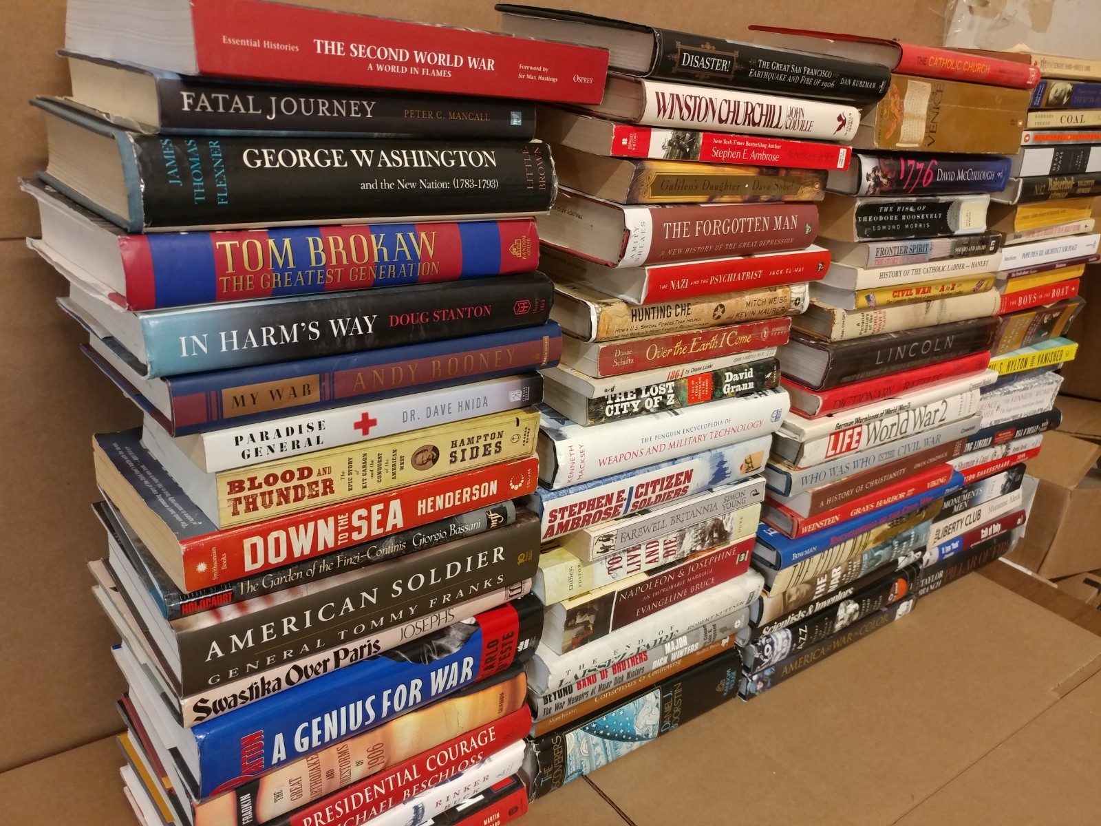 Lot of 5 History US World Europe American Europe Ancient War Book MIX UNSORTED