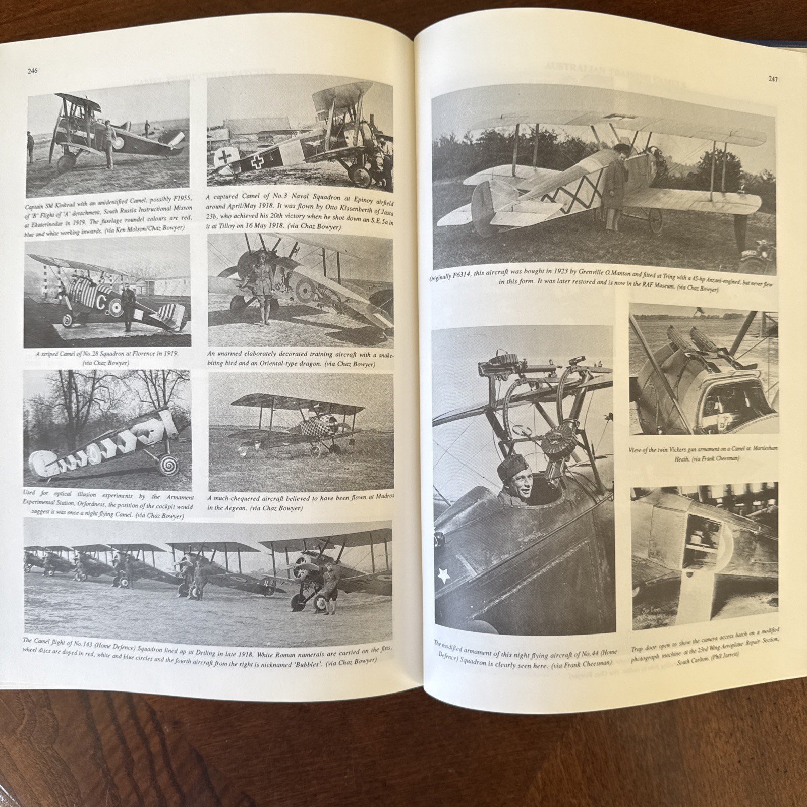 Sopwith Camel The Camel File Air Britain Publication Sturtivant & Page WWI 1993
