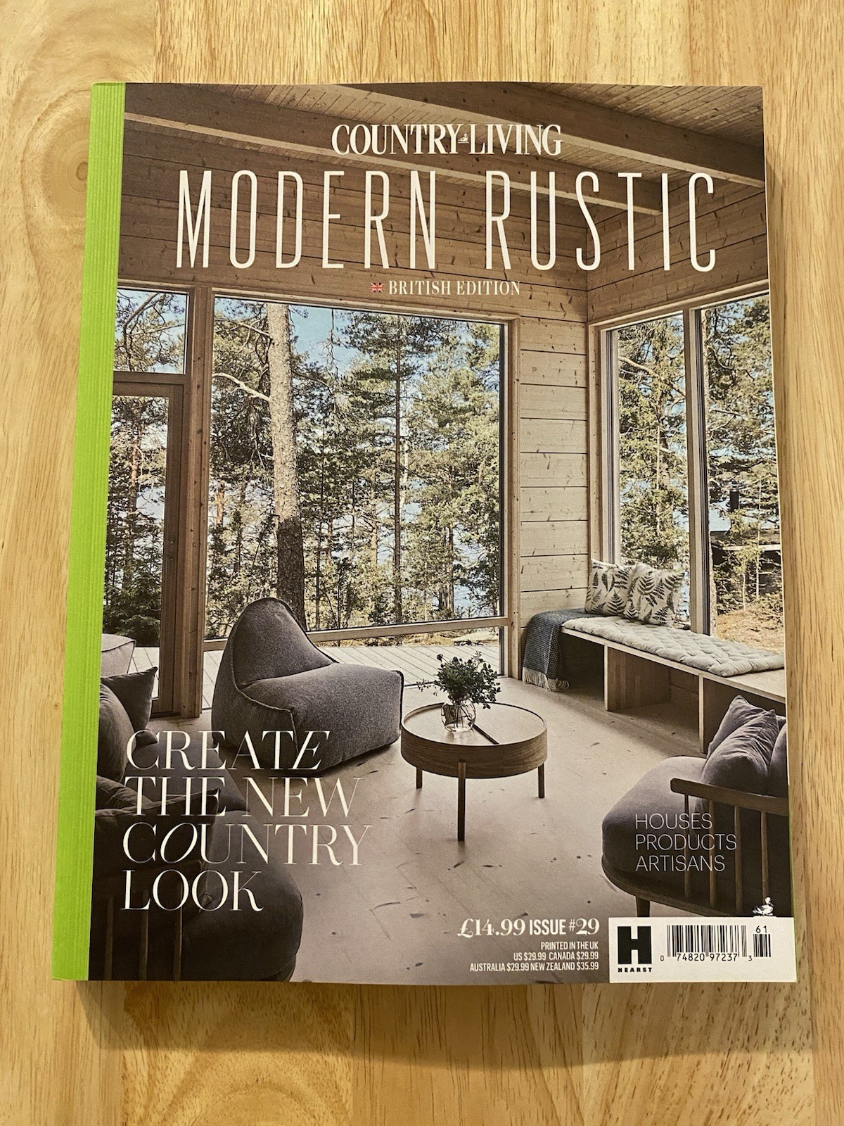 Country Living Modern Rustic British Edition UK Issue 29 Home Decor US SELLER￼
