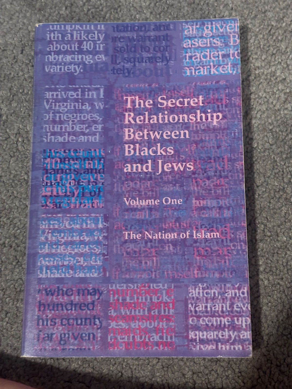 THE SECRET RELATIONSHIP BETWEEN BLACKS AND JEWS Vol.1 Nation Of Islam 2nd print