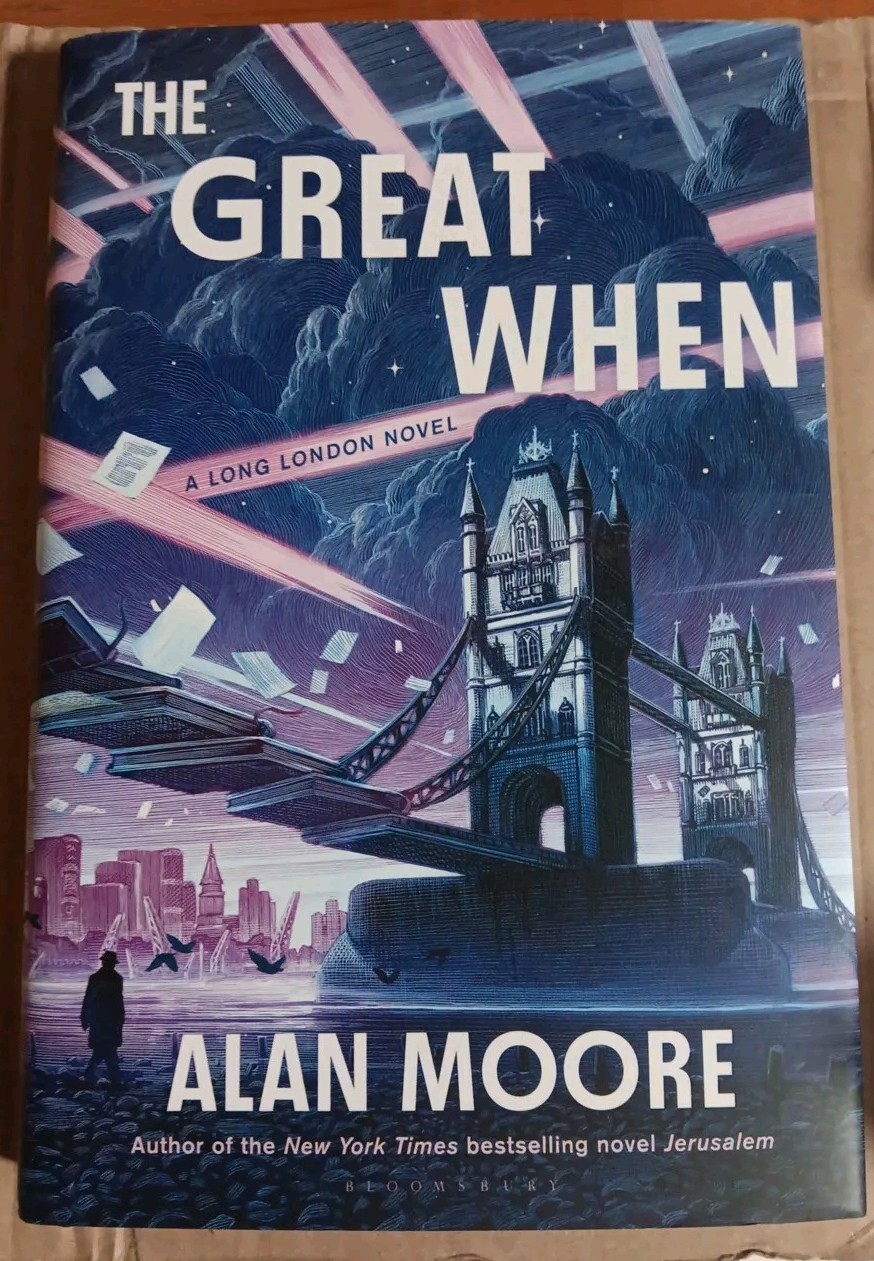 The Great When SIGNED Alan Moore Book (2024 Hardcover) Brand New Ships TODAY