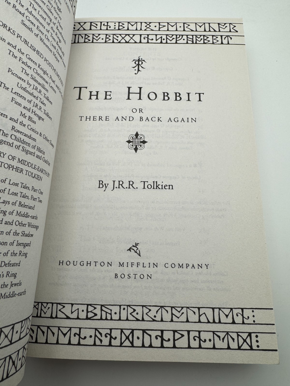 The Hobbit by J.R.R. TOLKIEN Paperback 2001 Edition Book ~ LIKE NEW/UNREAD COPY!