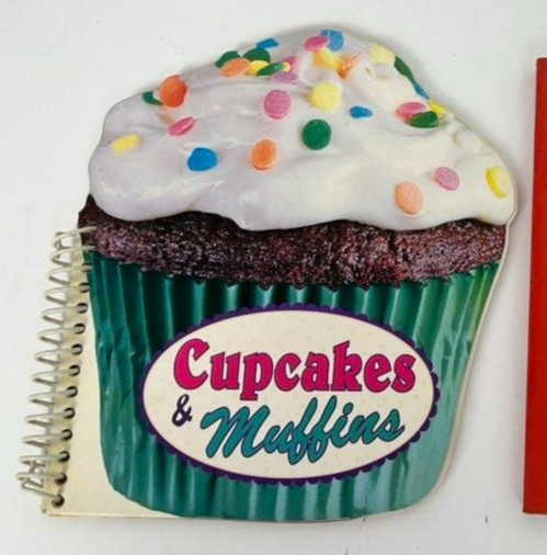 Cupcake and Muffin Cookbook 47 Pages Washable Spiral Hardback with Photos 2005