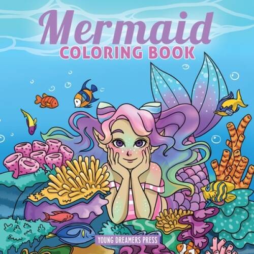 Mermaid Coloring Book: For Kids Ages 4-8, 9-12 (Coloring Books for Kids) – GOOD
