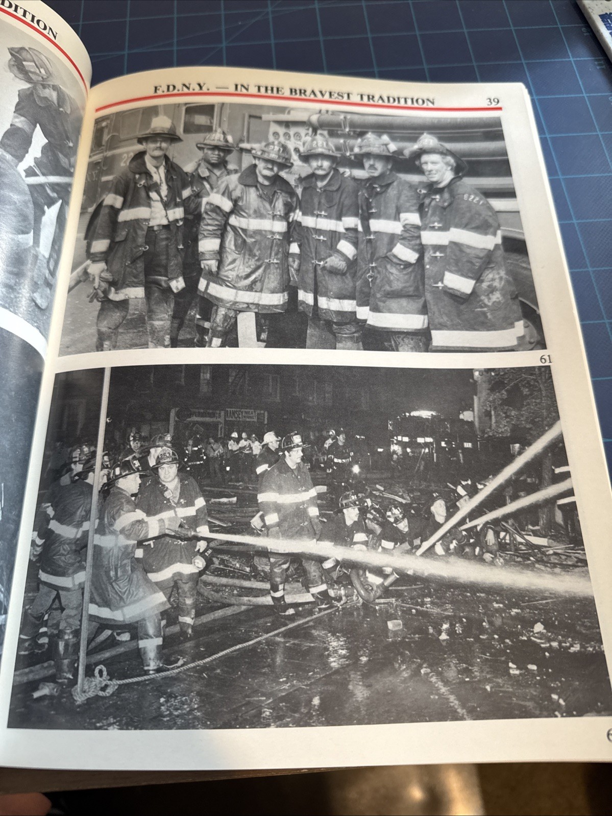 Vintage F.D.N.Y. In the Bravest Tradition Paperback By George S. Tufte, 1984