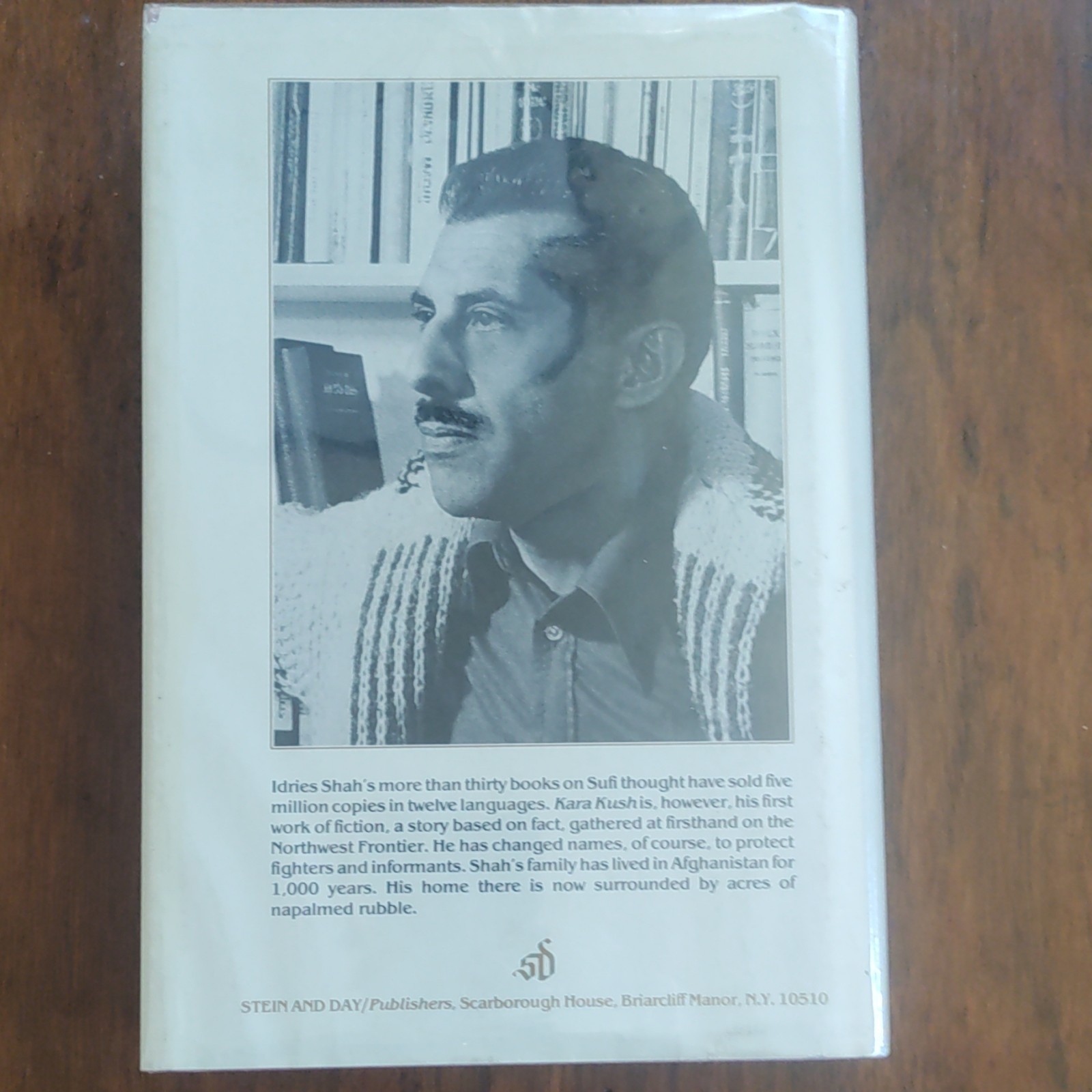 Kara Kush Idries Shah Hardcover w/ Dust Jacket Stein and Day 1986 Fiction