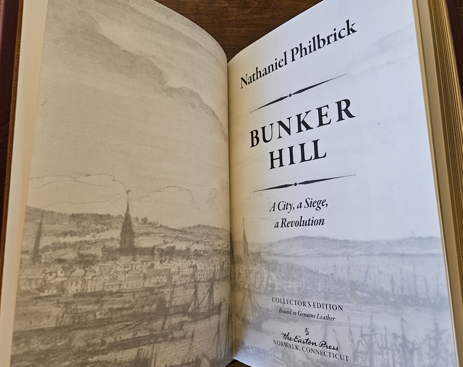 Easton Press Bunker Hill Nathaniel Philbrick FINE / MINT & Scarce!