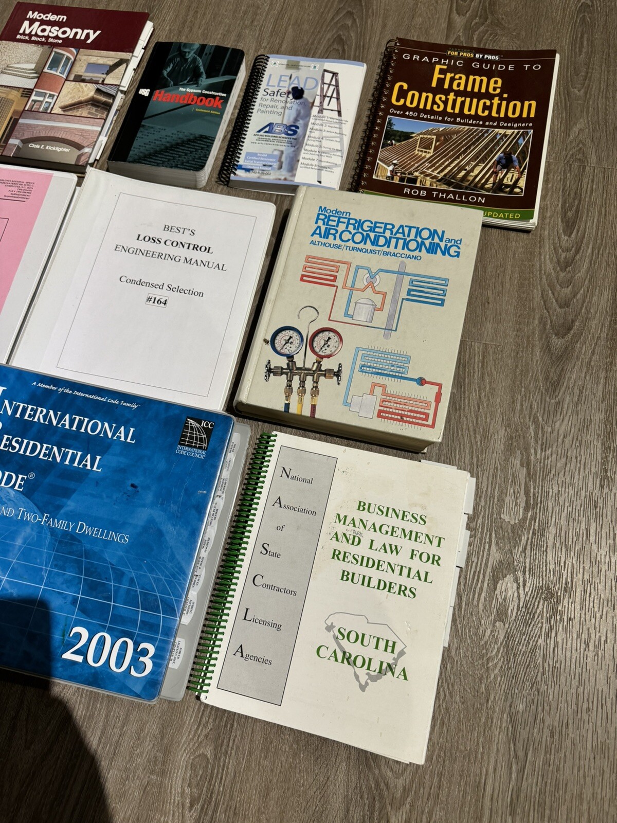 Miscellaneous Contractor Books