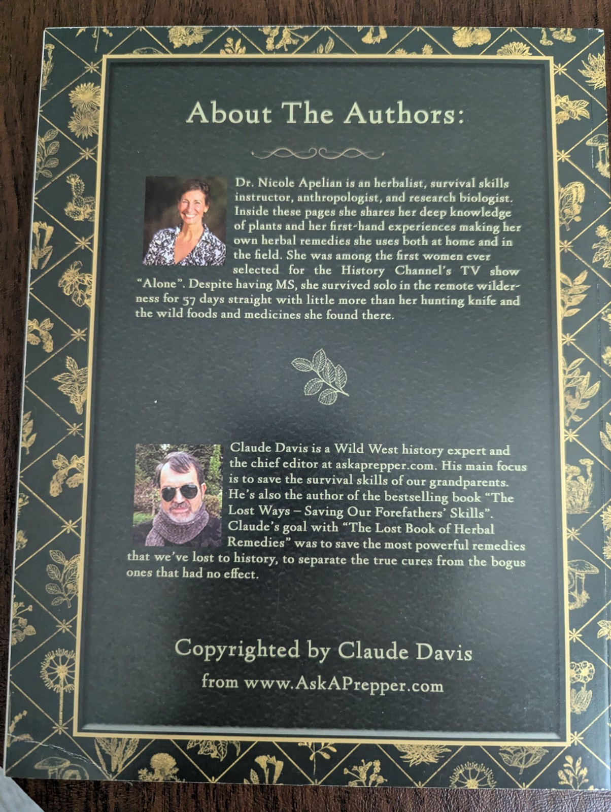 3 BOOKS: Lost Book Of Herbal Remedies/Lost Superfoods/Lost Ways II, Claude Davis