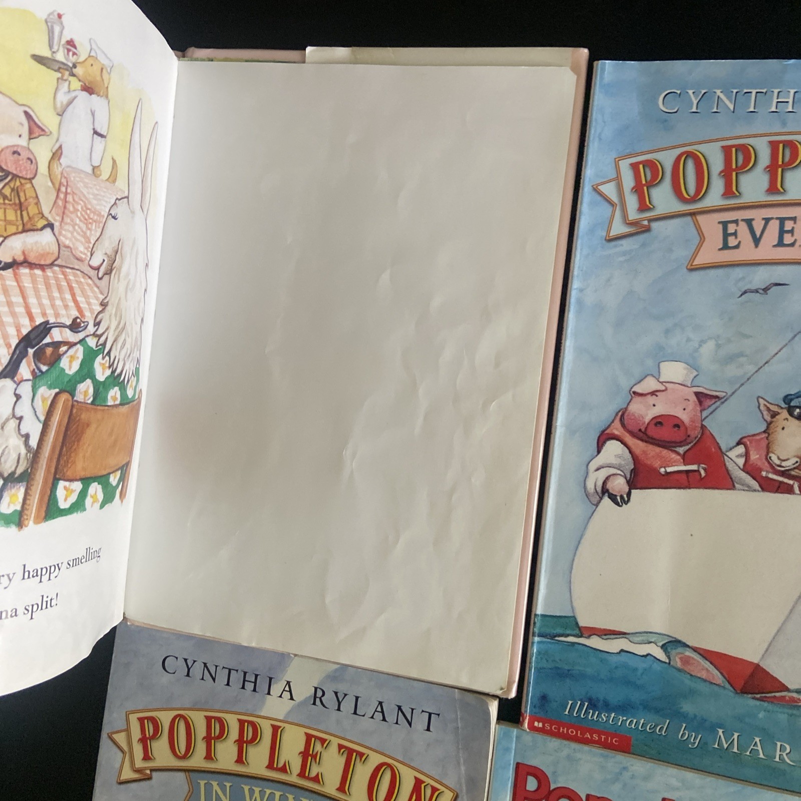 Cynthia Rylant Mr. Putter & Poppleton Lot Of 8 HC & PBs G – VG Condition