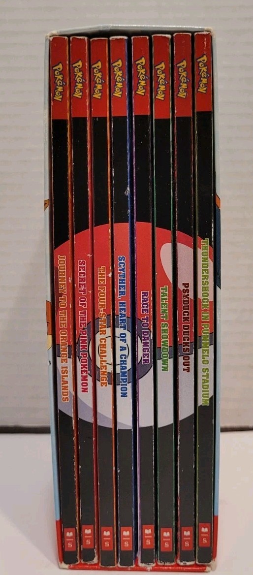 Pokémon Classic Collection Box Set 8 PB Chapter Books 1st Ed Scholastic 2017 GC