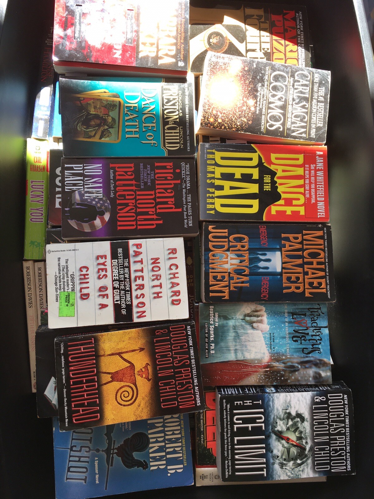 Lot Of 10 Suspense Crime Mystery Thriller Fiction Paperback Books Random Mix Lot