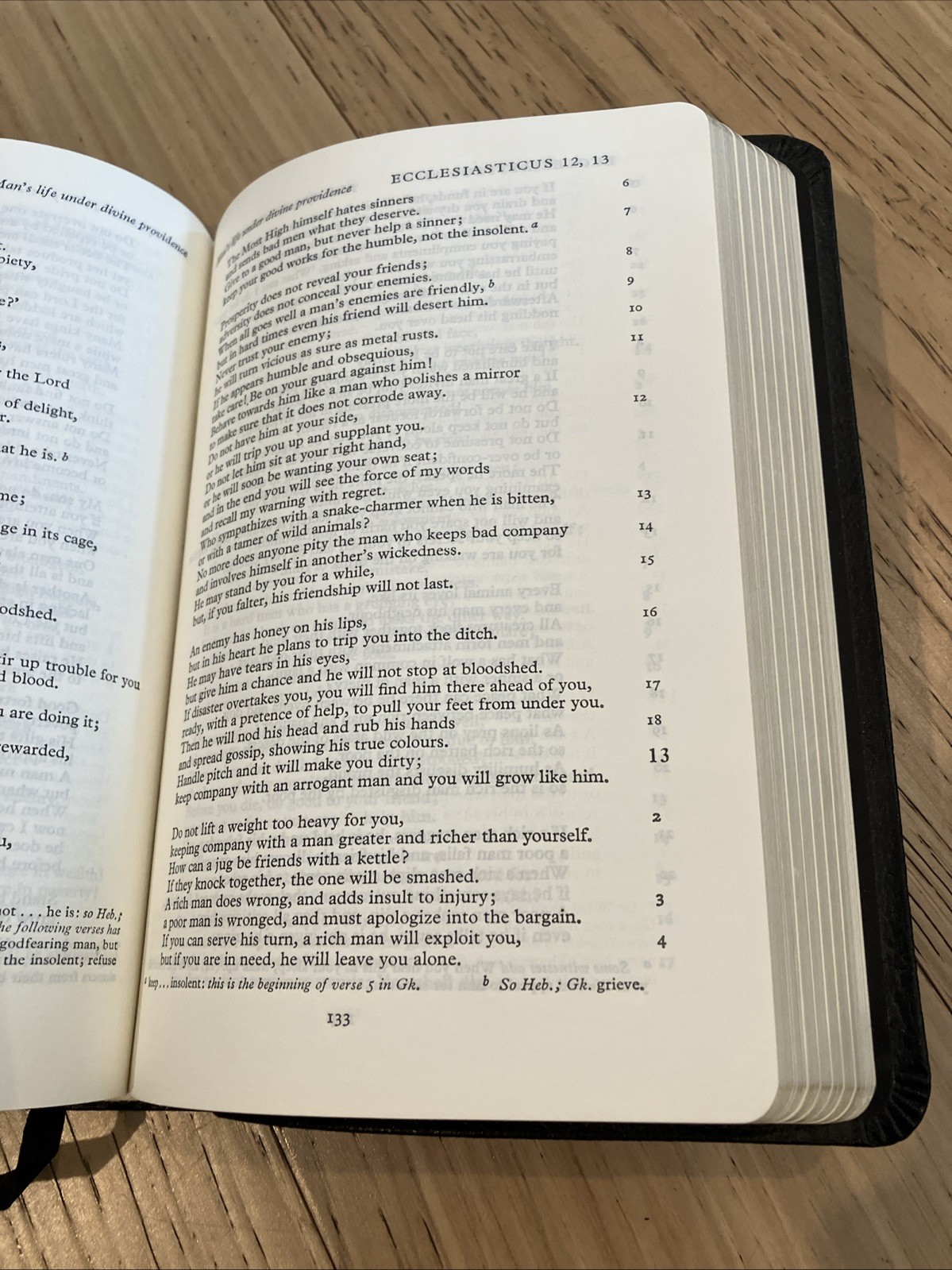 Oxford New English Bible NEB Apocrypha Buffalo Calf Genuine Leather 5174A in Box
