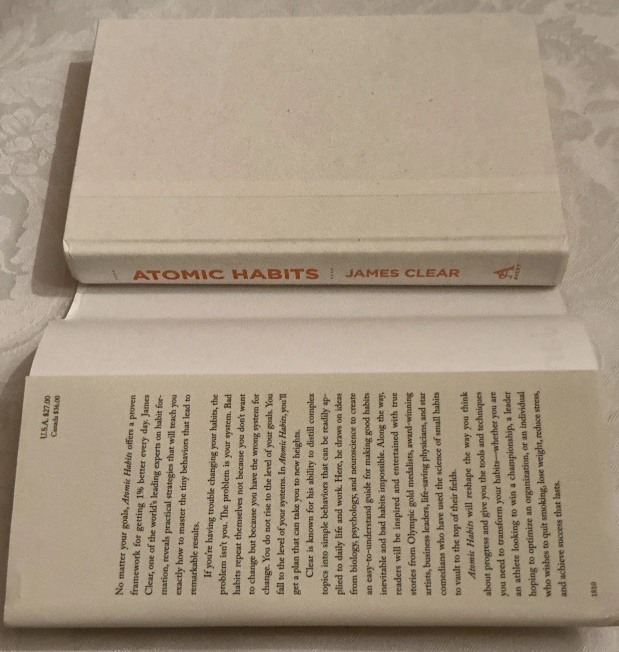 Atomic Habits by James Clear 2018 HC/DJ Avery Publishing 1st Edition