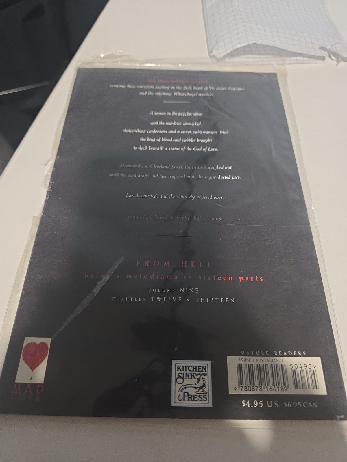 From Hell by Alan Moore (1996, Trade Paperback)