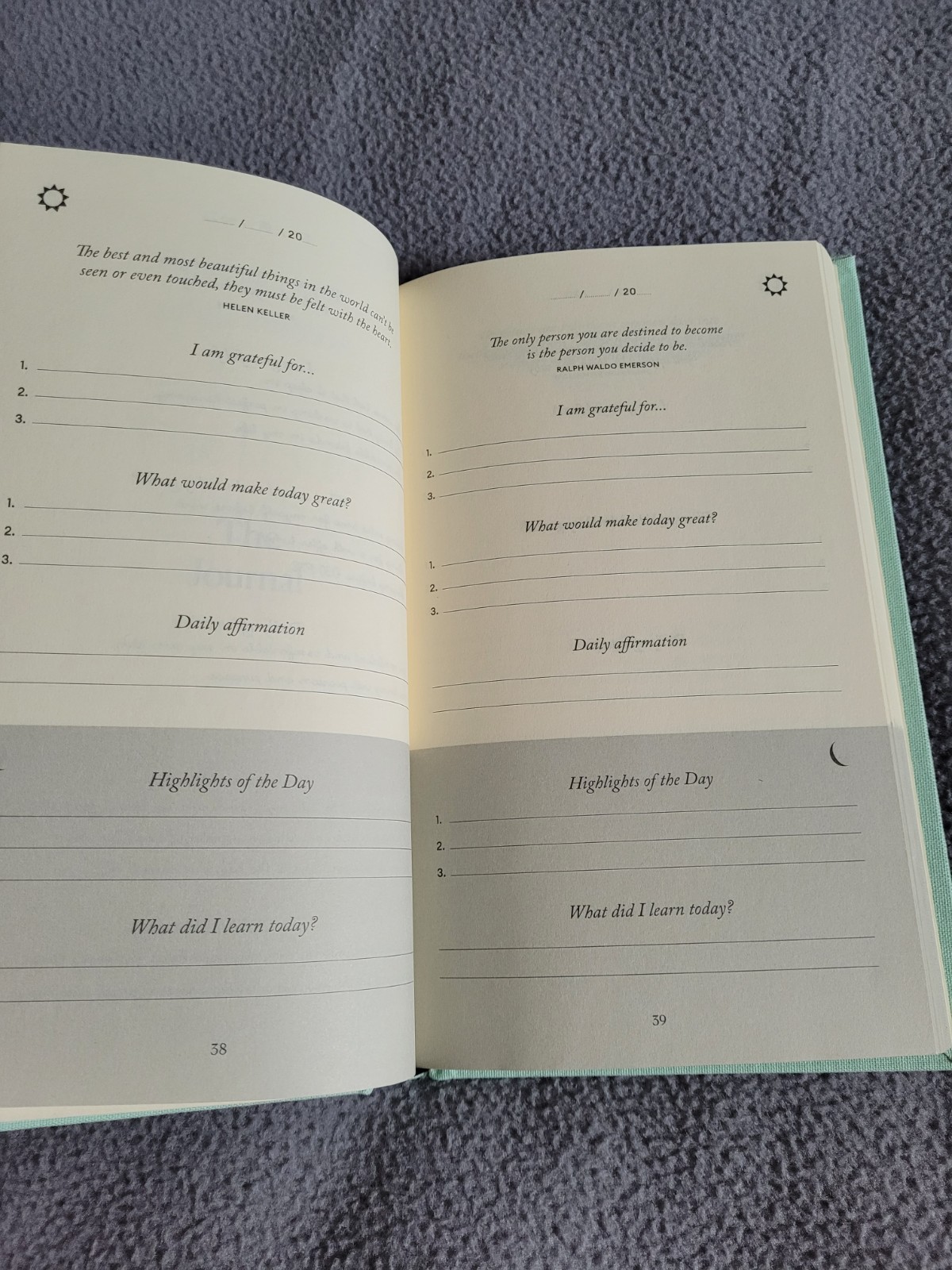 Intelligent Change 262 Sheet Guided Journal 8.7″x5.1″ The Five Minute Journal
