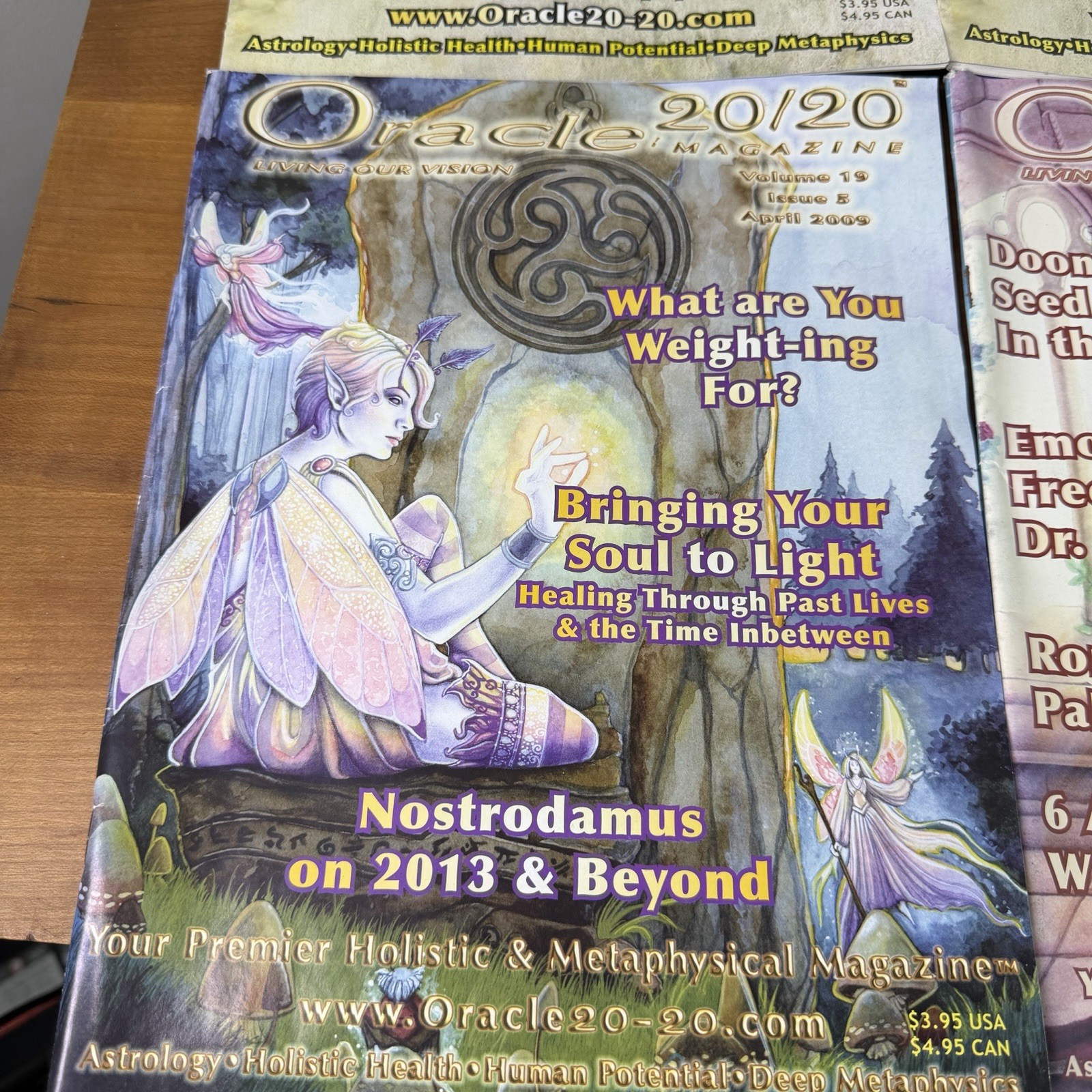ORACLE 20/20 MAGAZINE LOT OF 8 2000s Metaphysics, Astrology, Witchcraft