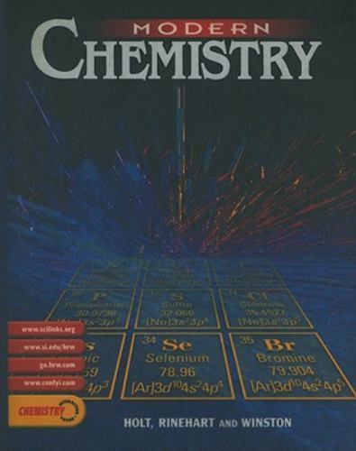 Modern Chemistry: Student Edition 2002 by RINEHART AND WINSTON HOLT