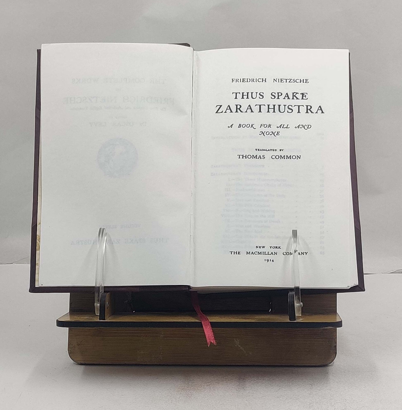 The complete works of Friedrich Nietzsche the first complete a [Leather Crafted]