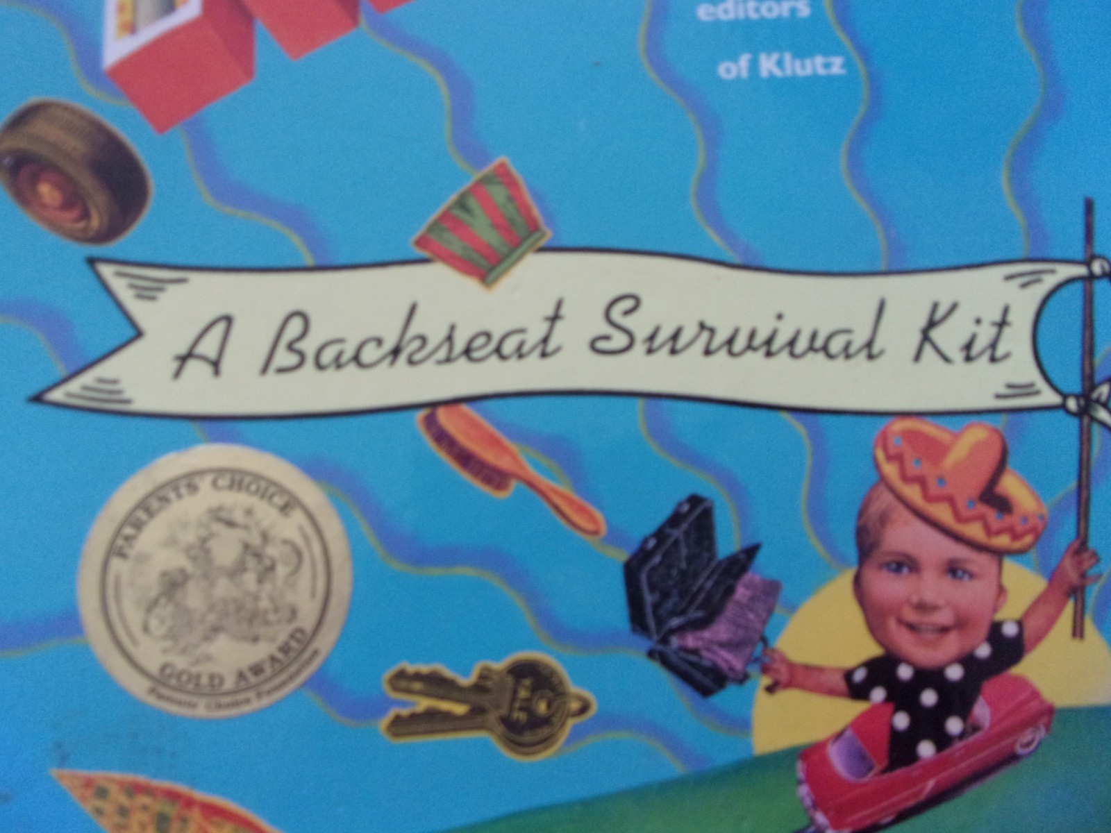 1990’s Klutz Press Spiral Book KIDS TRAVEL A Backseat Survival Kit 47 Pages