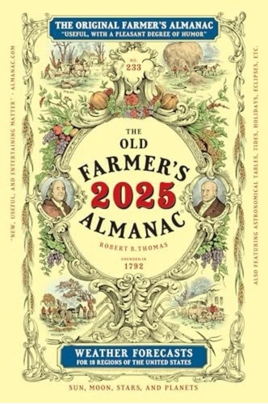 The 2025 Old Farmer’s Almanac Trade Edition by Old Farmer’s Almanac~VERY GOOD