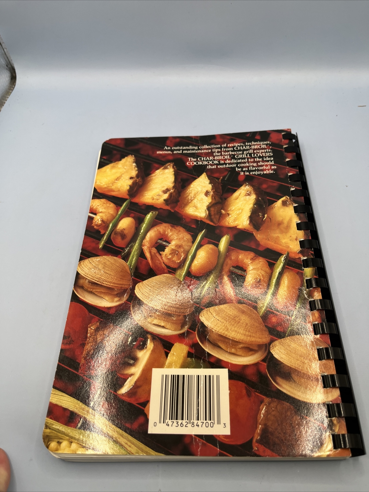 1985 Char Broil Grill Lovers Cookbook, Vintage, BBQ, Barbecue 174 Pages